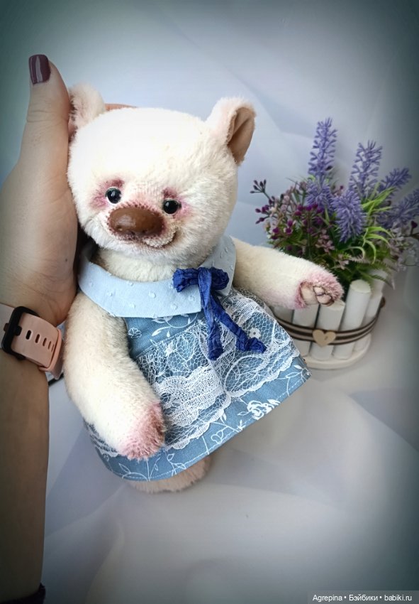 Мишка Фиалка — Авторские игрушки (фото 5)