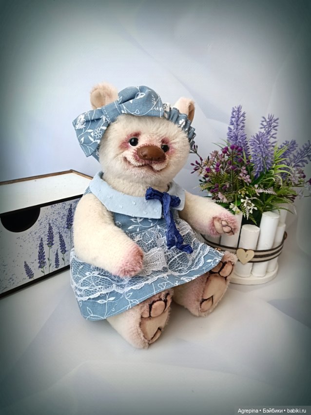 Мишка Фиалка — Авторские игрушки (фото 3)