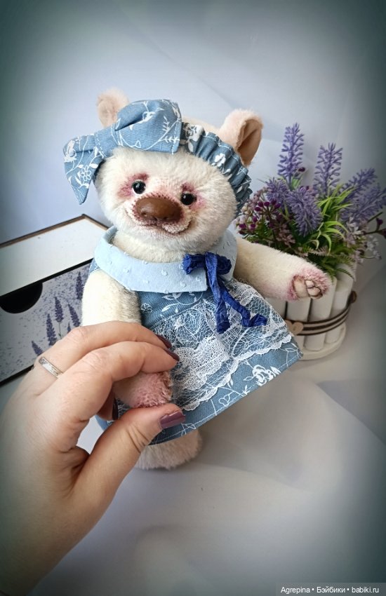 Мишка Фиалка — Авторские игрушки (фото 4)