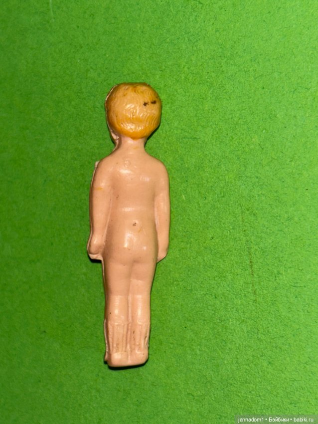 Редкая целлулоидная куколка Petitcolin, высота 5 см (фото 2)