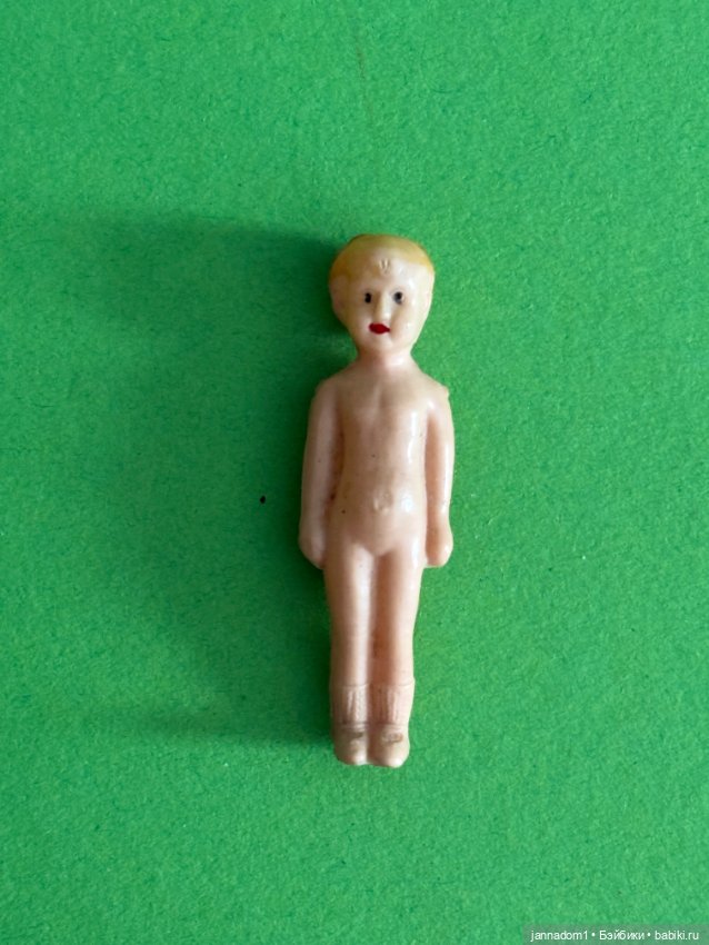 Редкая целлулоидная куколка Petitcolin, высота 5 см (фото 3)
