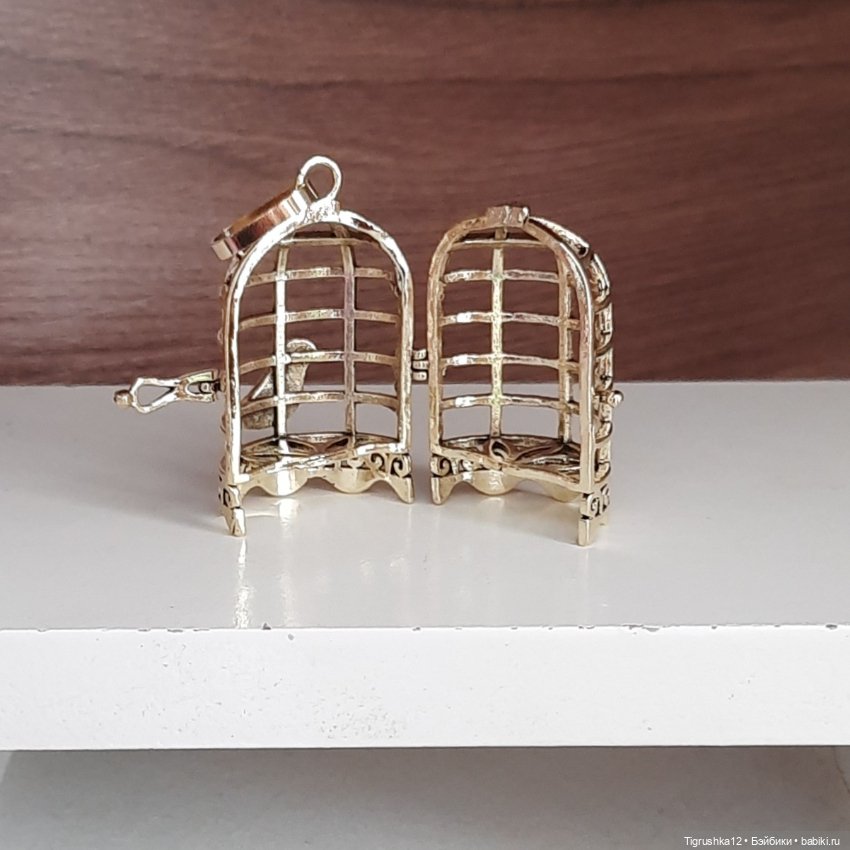 Клетка в кукольный домик — Миниатюра для кукол (фото 4)