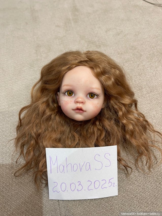 Голова Куклы Паола Рейна ООАК Галины Карповой (фото 4)