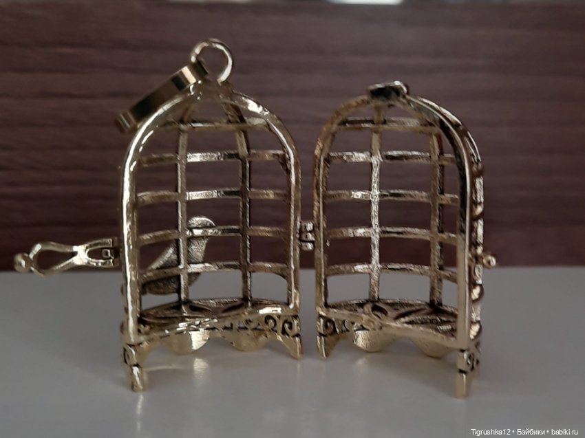 Клетка в кукольный домик — Миниатюра для кукол (фото 3)