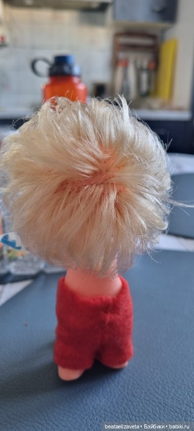 Винтажный пупс с корзинкой (фото 3)