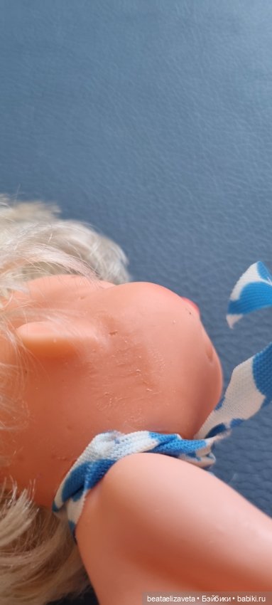 Винтажный пупс с корзинкой (фото 4)