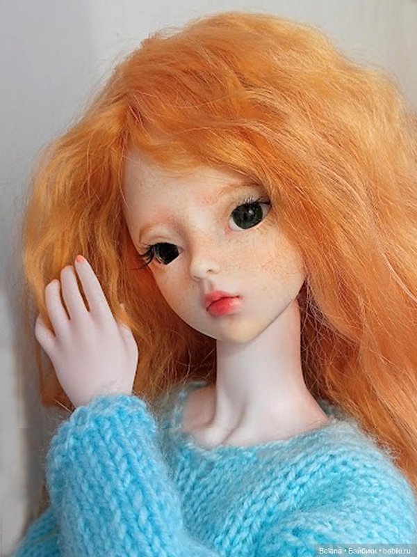 Зеленоглазая детка от DBS Doll с авторским мейком