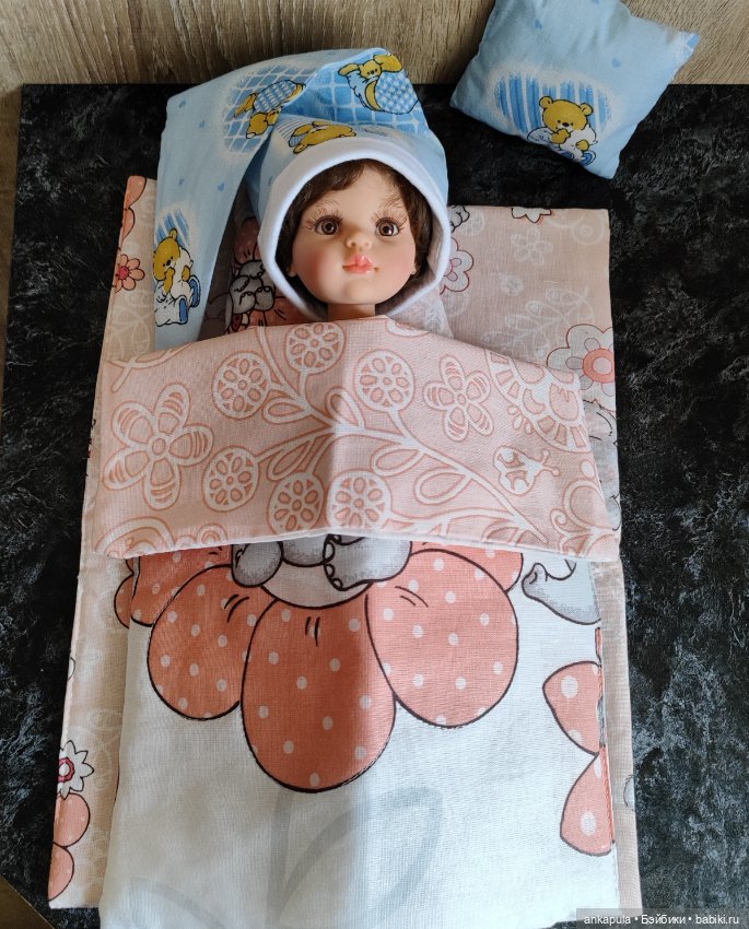 Постелька для кукол — Кукольная мебель (фото 2)