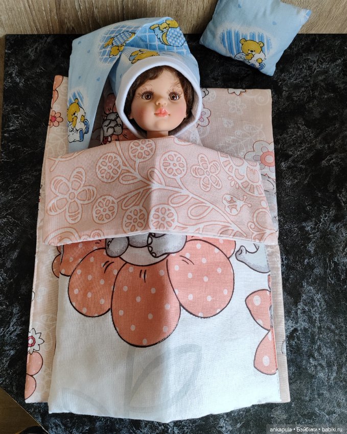 Постелька для кукол — Кукольная мебель (фото 3)