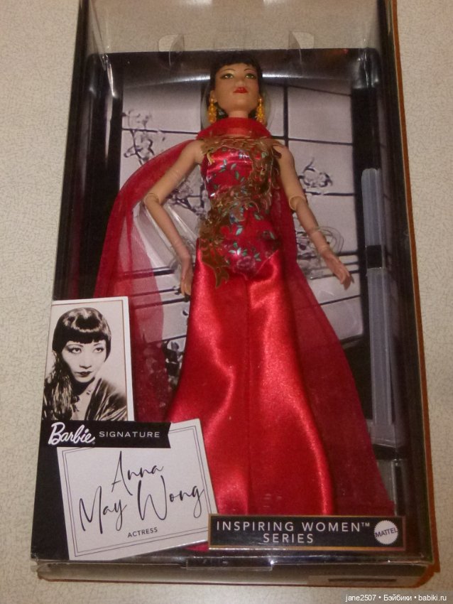 Коллекционная Барби Barbie Anna May Wong Inspiring Women NRFB