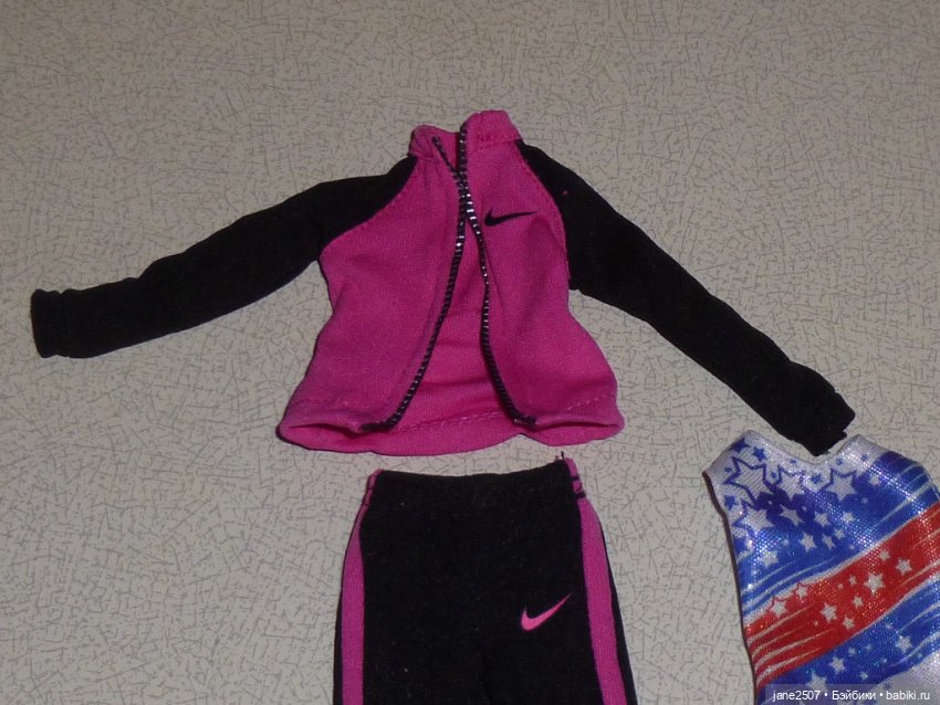 Полный аутфит Барби Barbie Gabby Douglas новый (фото 2)