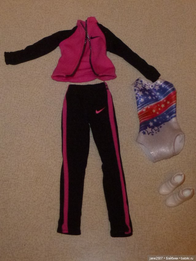 Полный аутфит Барби Barbie Gabby Douglas новый