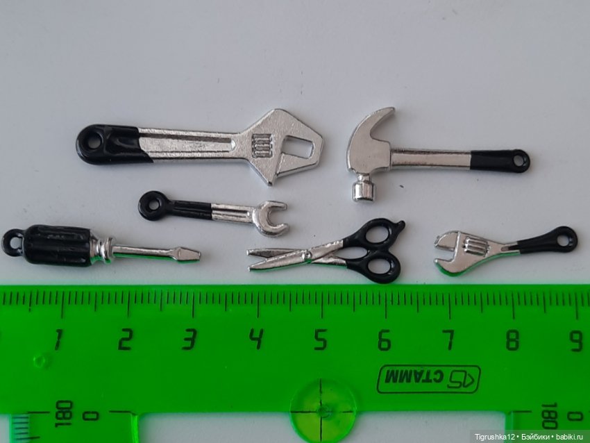 Набор инструментов — Миниатюра для кукол (фото 4)