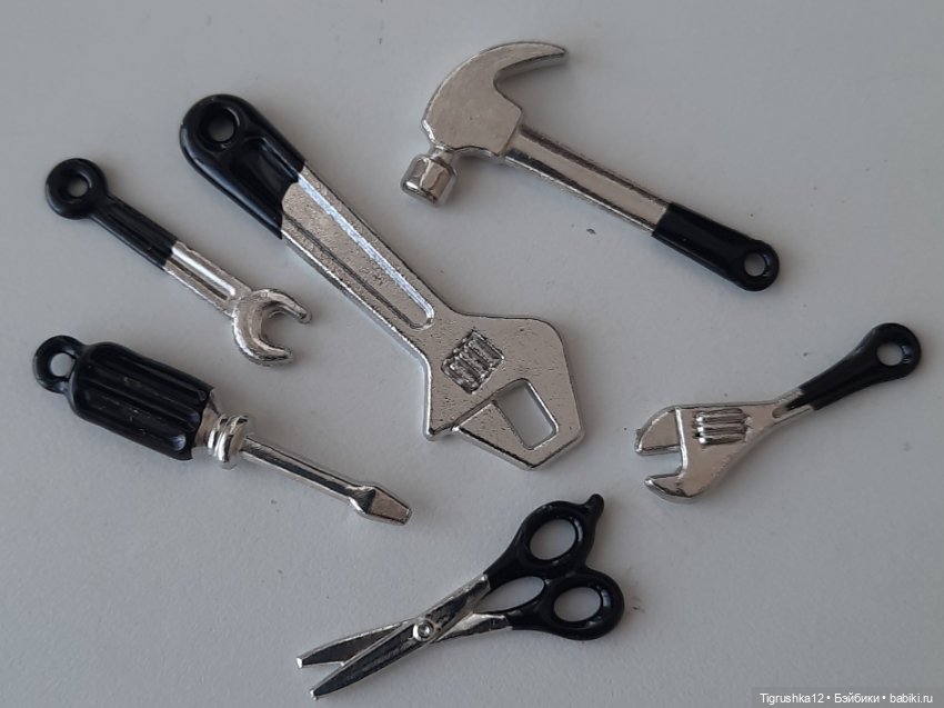 Набор инструментов — Миниатюра для кукол (фото 2)