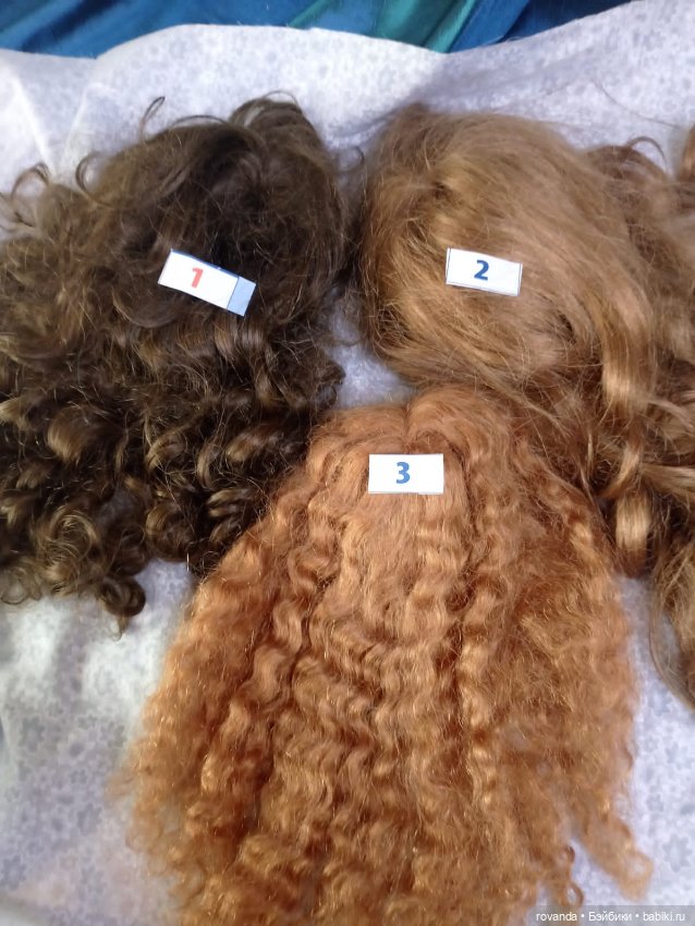 Парики натуральные для кукол (фото 3)