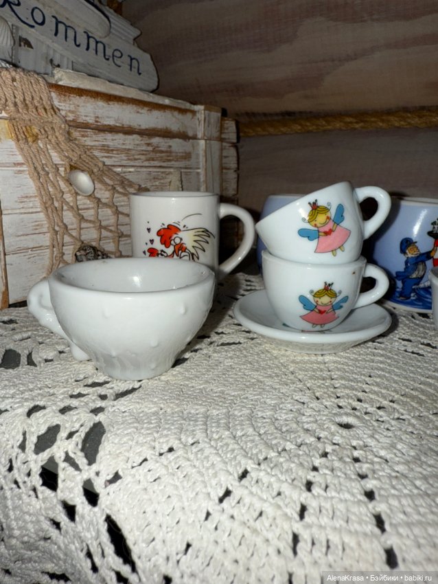 Кукольные чашечки — Миниатюра для кукол (фото 2)