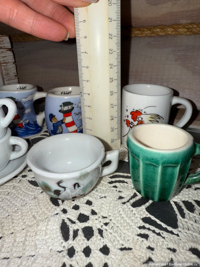 Кукольные чашечки — Миниатюра для кукол (фото 5)