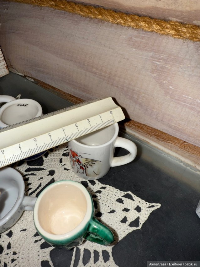 Кукольные чашечки — Миниатюра для кукол (фото 7)