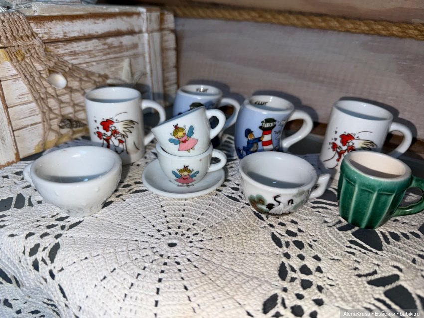 Кукольные чашечки — Миниатюра для кукол