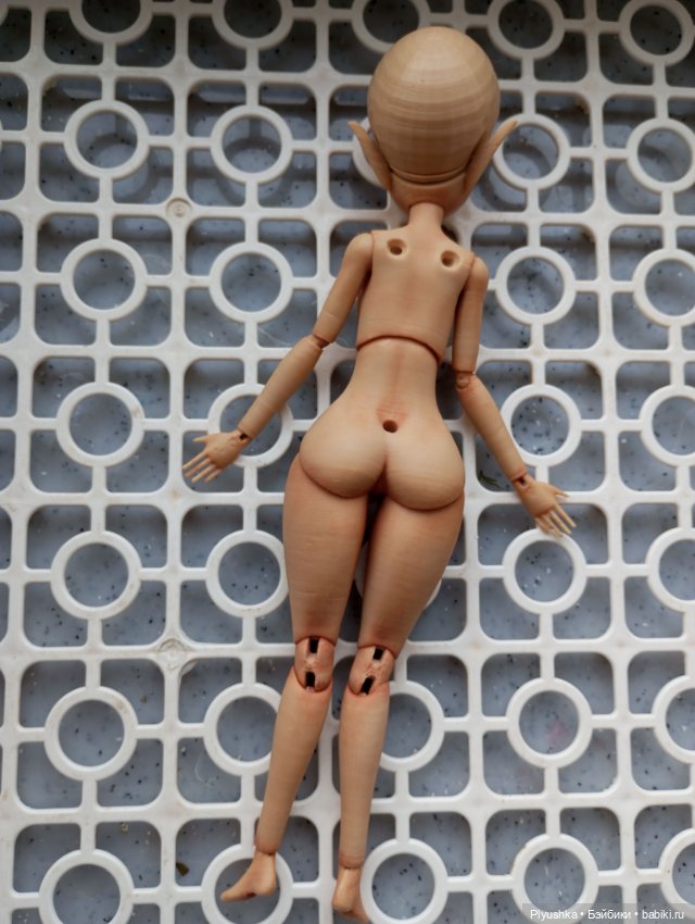 Авторская печатная кукла эльфийка (фото 5)