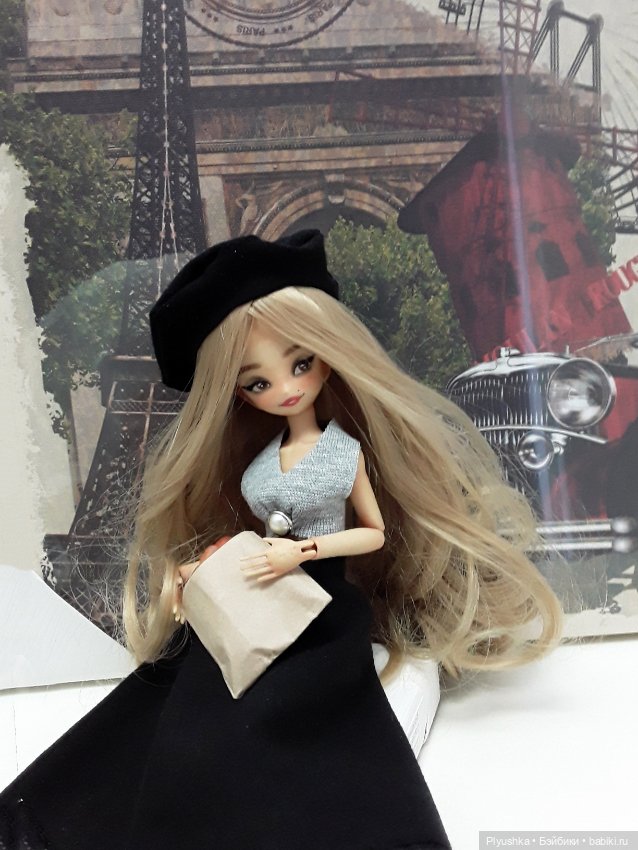 Авторская печатная кукла эльфийка