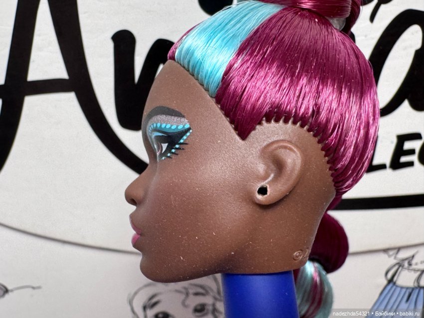 Голова Барби коллекция Фантазия Бирюза (фото 6)