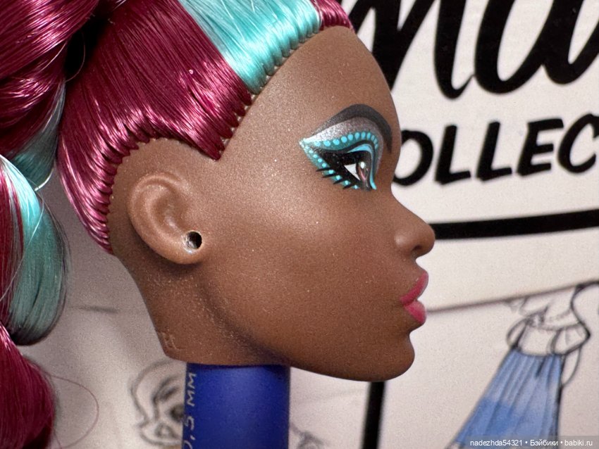 Голова Барби коллекция Фантазия Бирюза (фото 5)