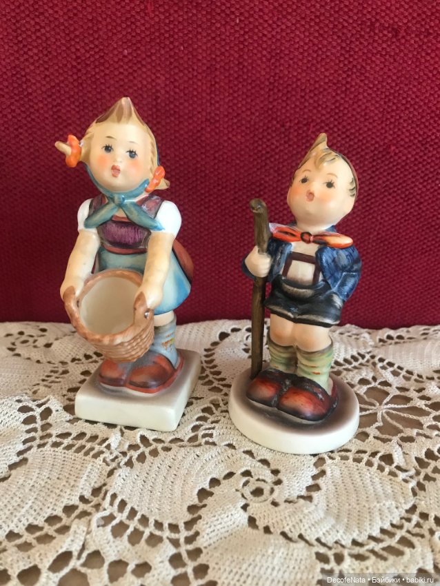 Девочка и мальчик Goebel — Статуэтки