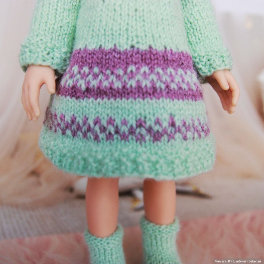 Комплект для Paola Reina 32 см, платье и сапожки, № 13 (фото 3)