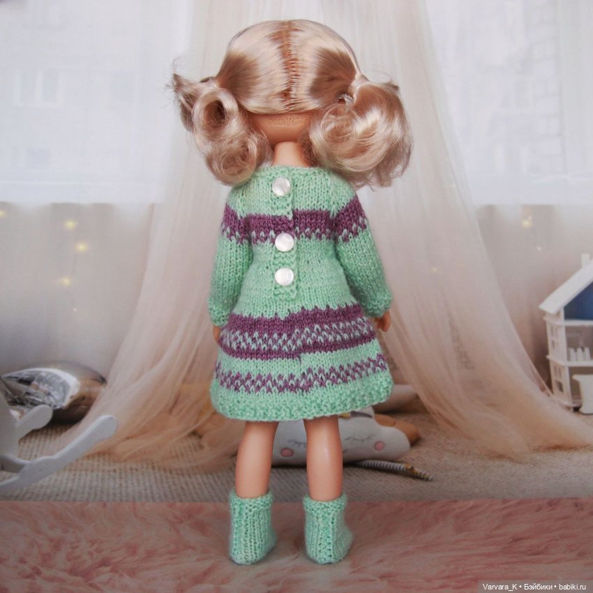 Комплект для Paola Reina 32 см, платье и сапожки, № 13 (фото 2)