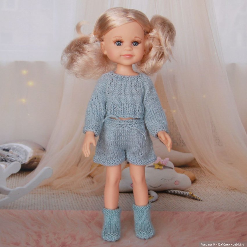 Комплект для Paola Reina 32 см, платье и сапожки, № 12 (фото 3)