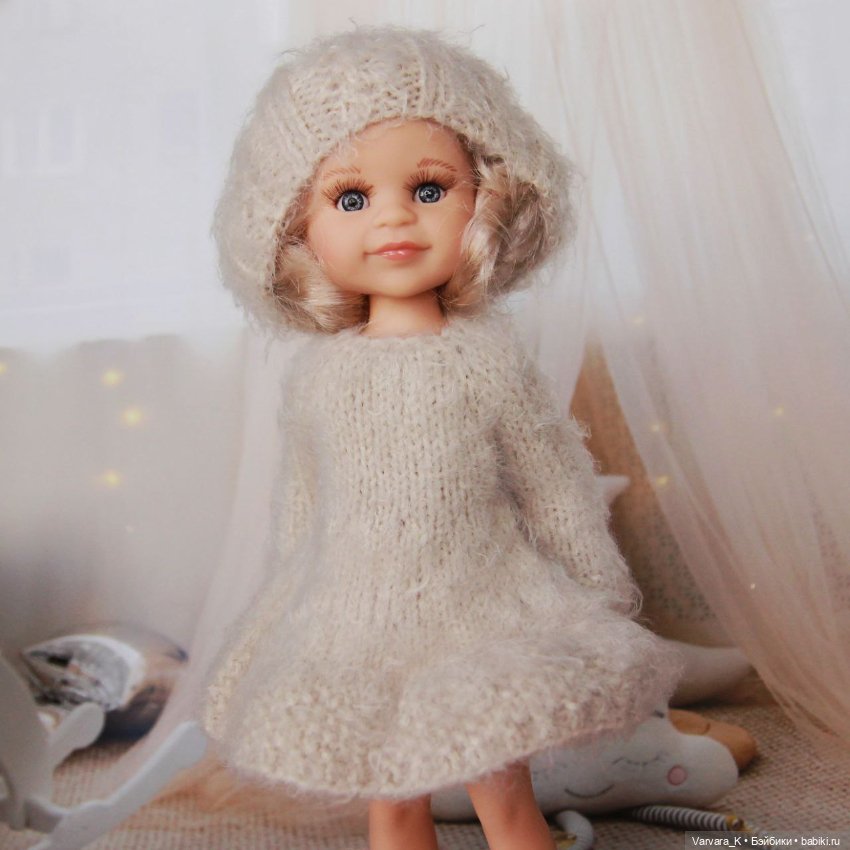 Вязаный комплект для Paola Reina 32 см, № 15 (фото 7)