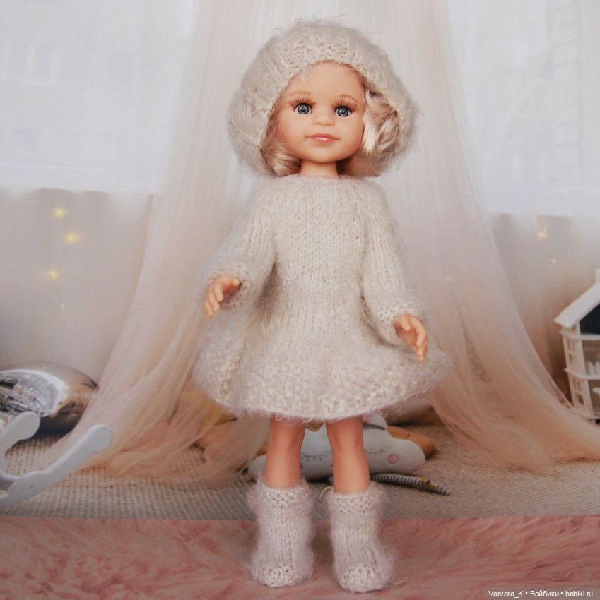 Вязаный комплект для Paola Reina 32 см, № 15 (фото 3)