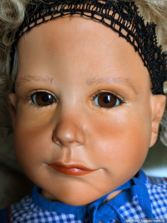Авторская уникальная самолепная кукла из фарфора от немецкой писательницы Monika Detering (фото 4)