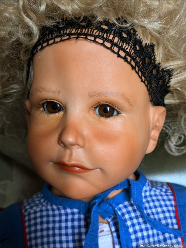 Авторская уникальная самолепная кукла из фарфора от немецкой писательницы Monika Detering (фото 3)