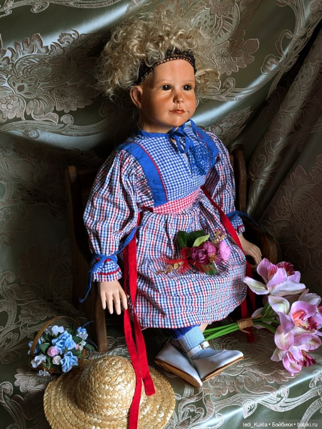 Авторская уникальная самолепная кукла из фарфора от немецкой писательницы Monika Detering (фото 6)