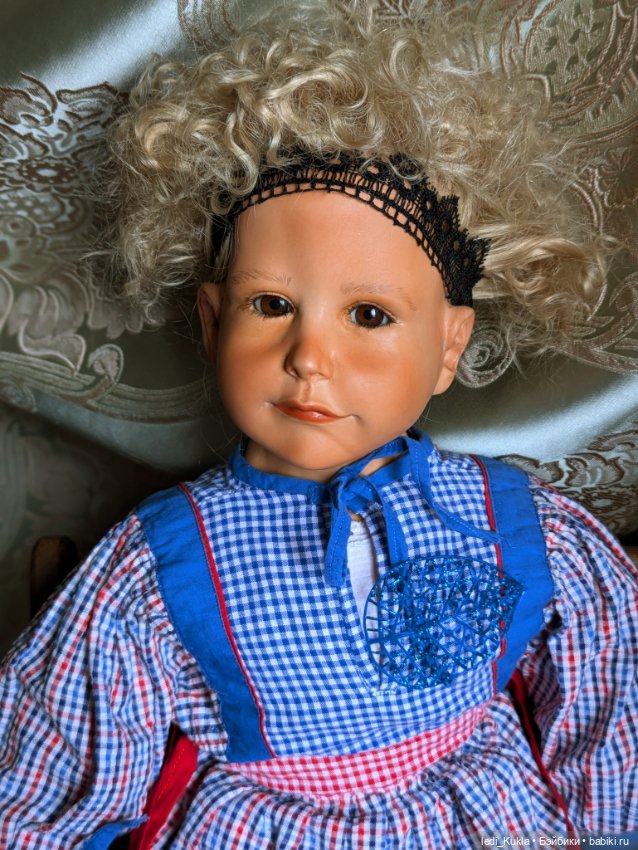 Авторская уникальная самолепная кукла из фарфора от немецкой писательницы Monika Detering (фото 8)