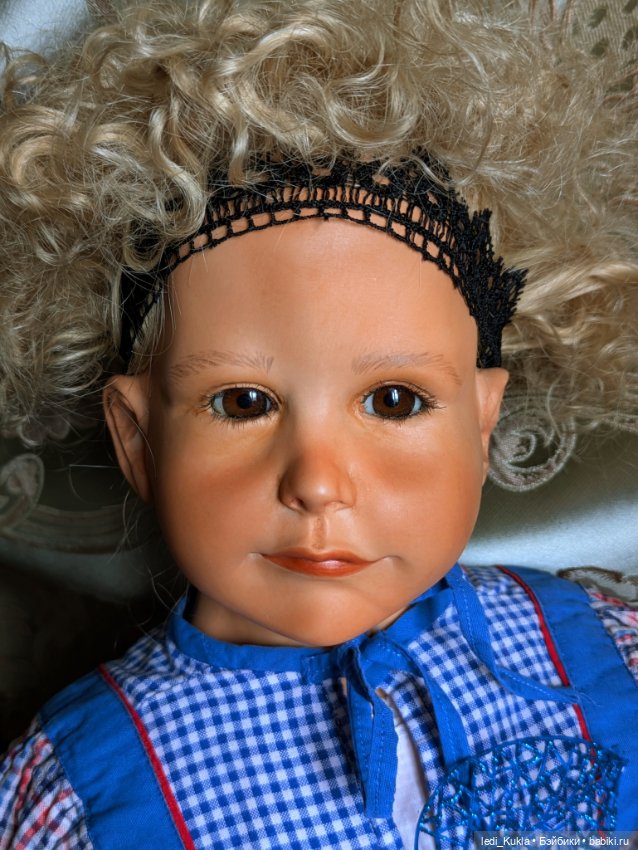 Авторская уникальная самолепная кукла из фарфора от немецкой писательницы Monika Detering