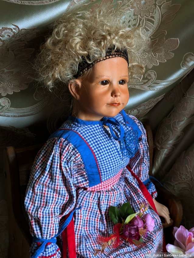 Авторская уникальная самолепная кукла из фарфора от немецкой писательницы Monika Detering (фото 7)