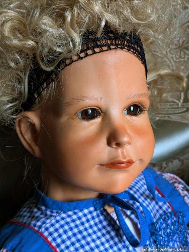 Авторская уникальная самолепная кукла из фарфора от немецкой писательницы Monika Detering (фото 2)