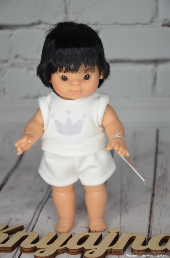 Паолитас, кукла пупс Дора в пижамке от Паола Рейна на прямых ножках (фото 2)