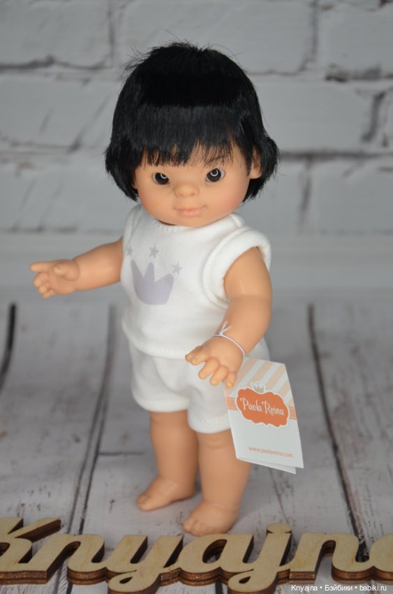 Паолитас, кукла пупс Дора в пижамке от Паола Рейна на прямых ножках (фото 5)