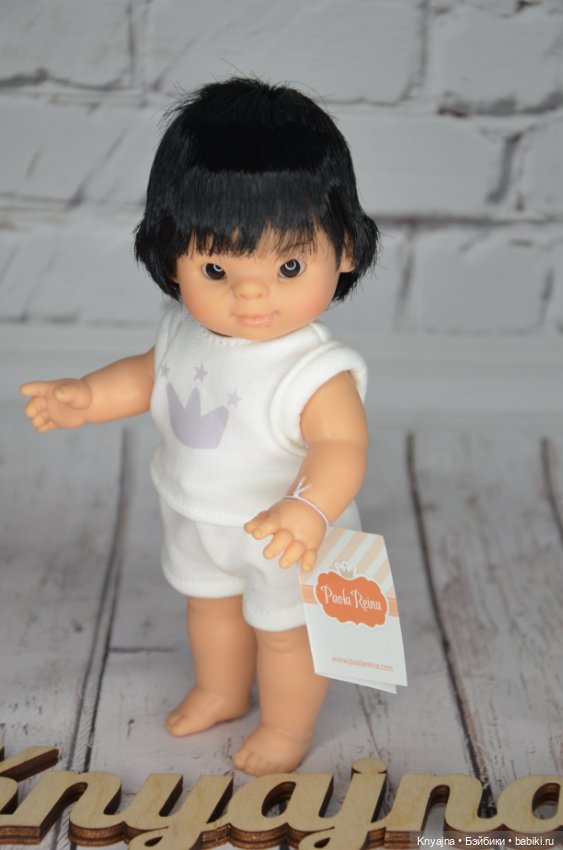 Паолитас, кукла пупс Дора в пижамке от Паола Рейна на прямых ножках (фото 4)