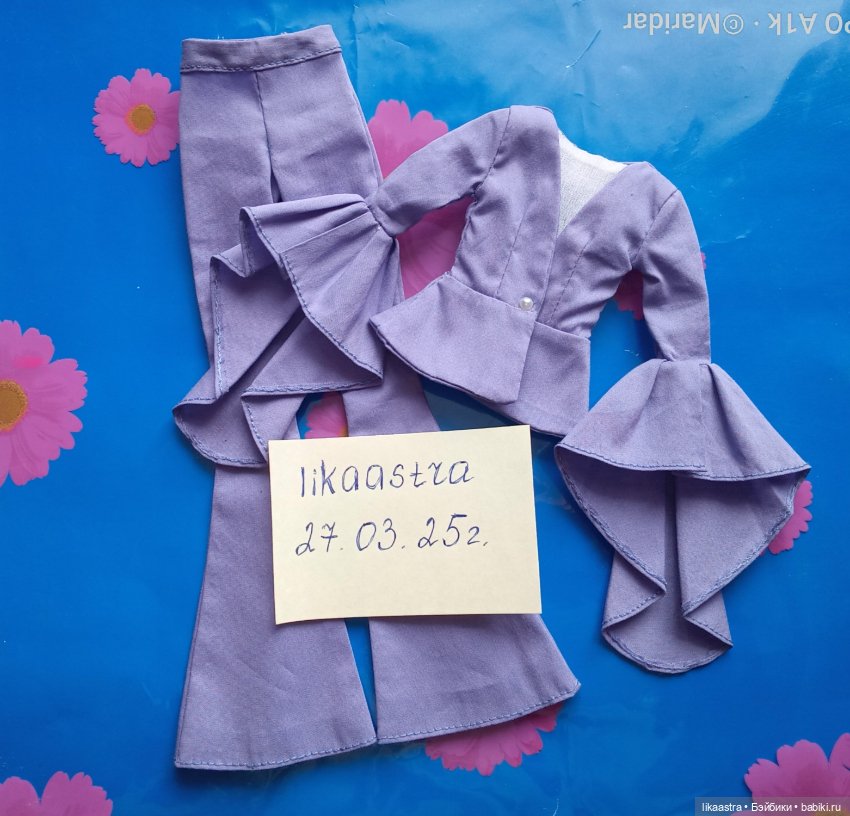 Брючный костюм на кукол Интегрити, Барби, Момоко (фото 3)