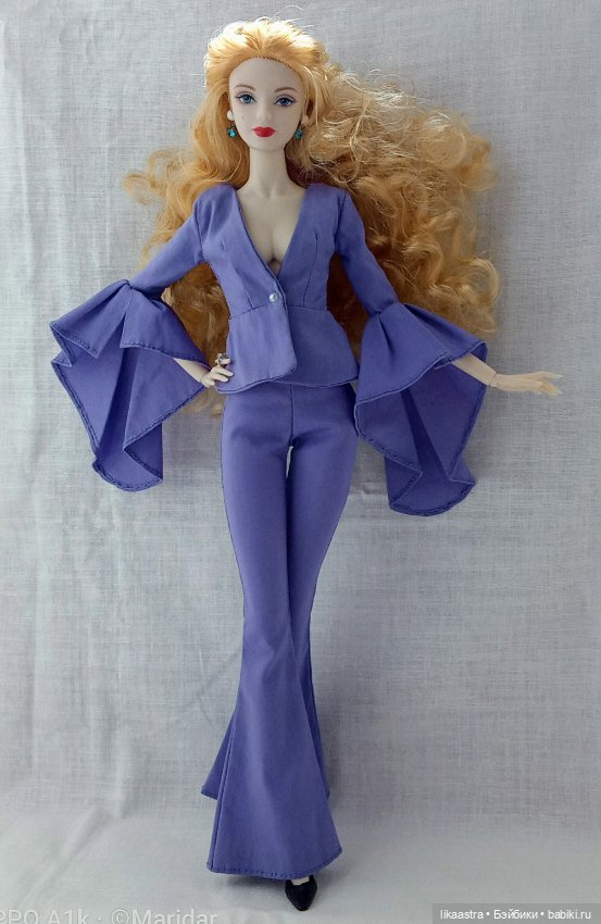 Брючный костюм на кукол Интегрити, Барби, Момоко (фото 2)