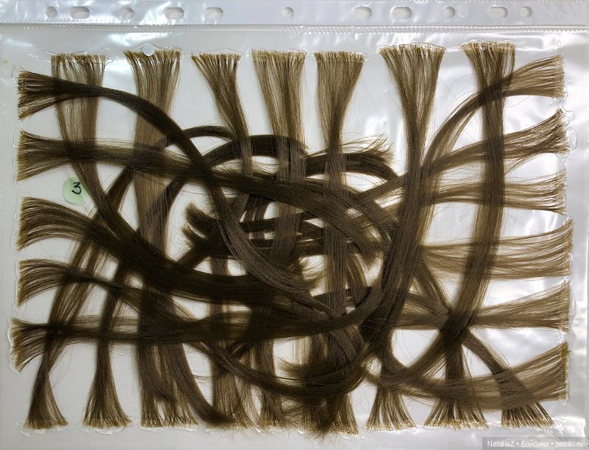 Родные волосы Готц Gotz #3 (от новой куклы, шатен)