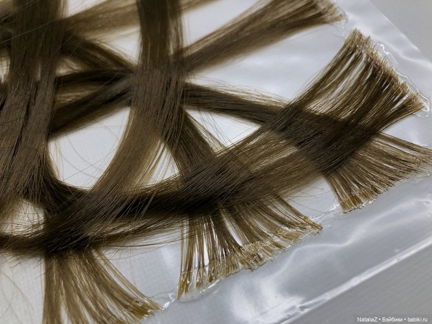 Родные волосы Готц Gotz #3 (от новой куклы, шатен) (фото 4)