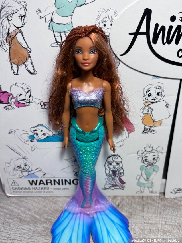 Русалка Ариэль, разделила набор (4)