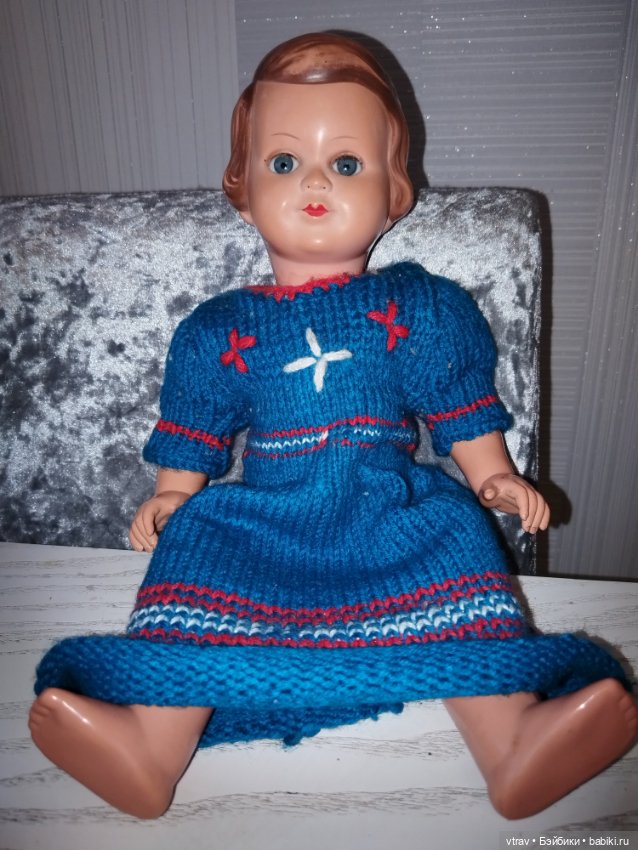 Редкая немецкая кукла, целлулоид