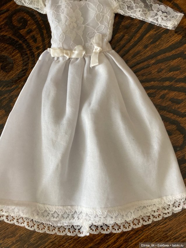 Платье невесты для Барби винтаж (фото 3)